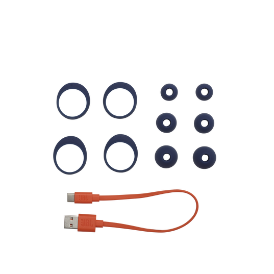 JBL Live Free NC+ TWS - Blue - True wireless Noise Cancelling earbuds - Detailshot 8